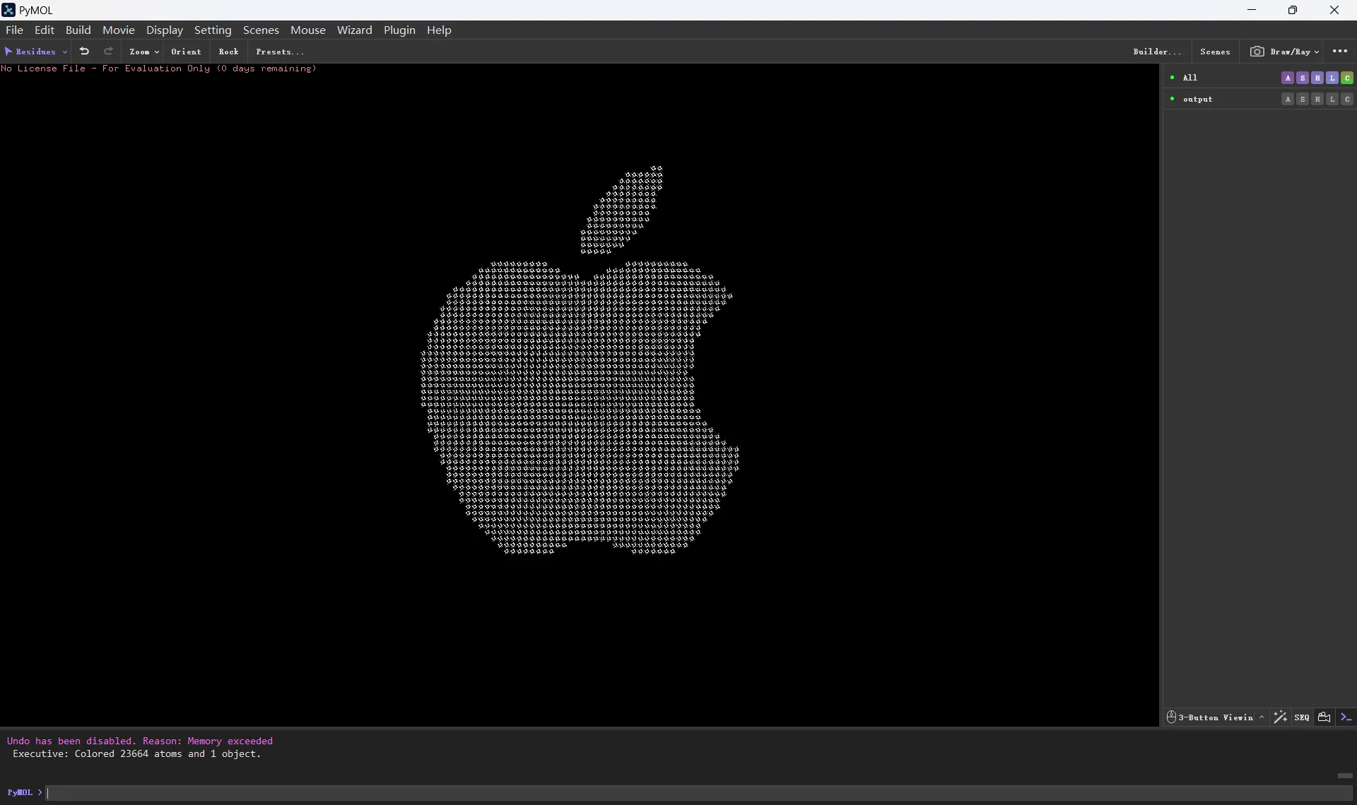 Apple with PyMol